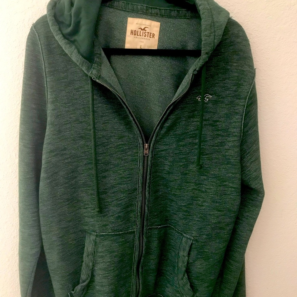 Hollister zip up hoodie